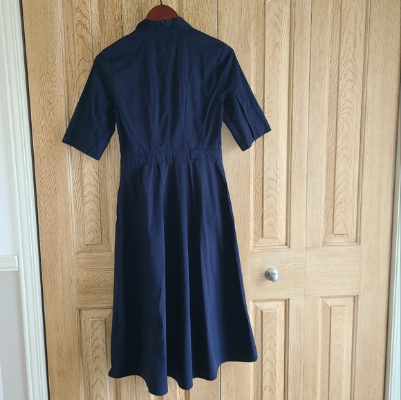 Navy 👗 dress Jacqui - E - Picture 5 of 6